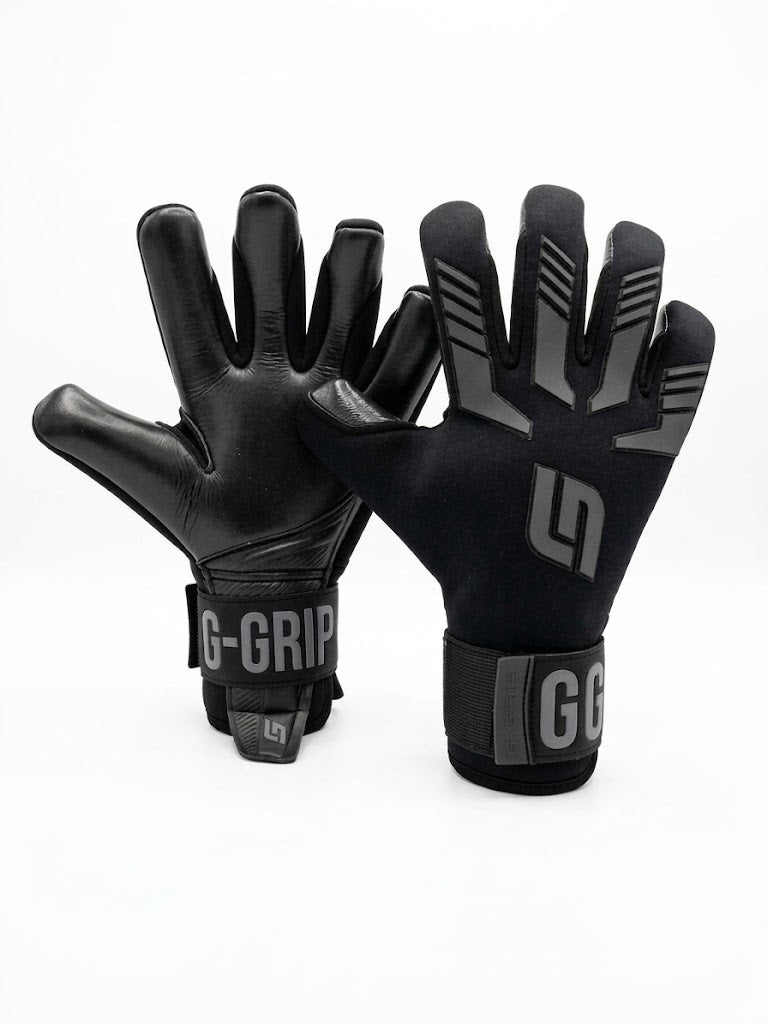 G-GRIP Elite Match Goalie Gloves - All-Black Edition